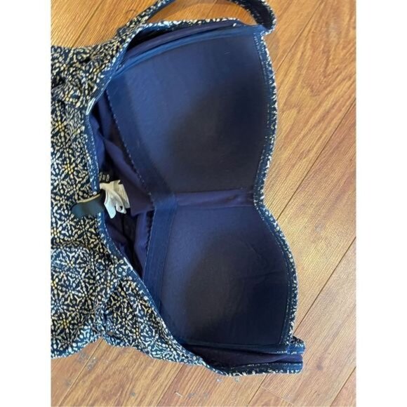 BOND-EYE Australia ONE PIECE SWIMSUIT Nip Tuck Shirred Maillot Stripe - Picture 3 of 7